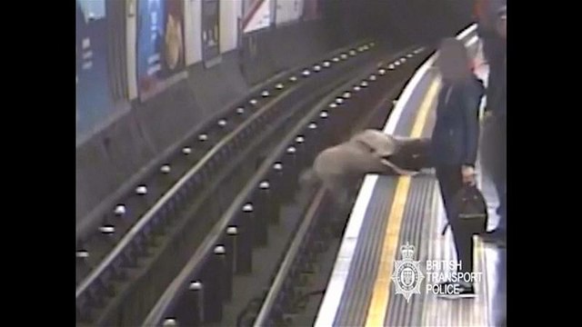 London tube 'pusher' who shoved ex-Eurotunnel chief onto track gets life sentence