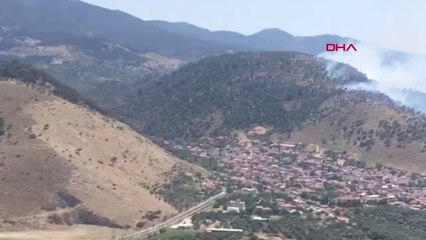 Çanakkale Madra Dağı'nda orman yangını-2