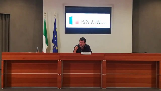 Roma - Discoteche. Incontro con il ministro Salvini (25.06.19)