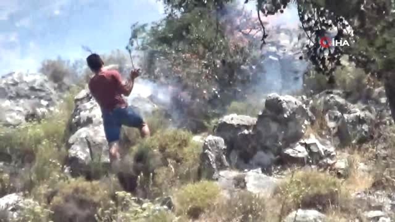 Balıkesir'de korkutan orman yangın: Yangına havadan ve karadan müdahale ediliyor