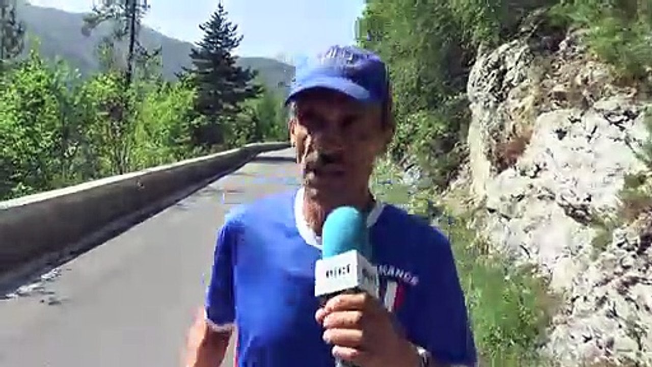 Alpes du Sud : "Lulu" boucle les 17km du col d'Allos en courant à reculons