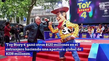 'Toy Story 4' lidera taquilla en su primer fin de semana
