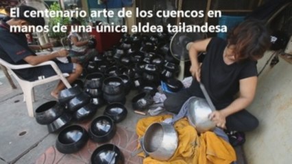 Los últimos artesanos de cuencos para los monjes en Tailandia