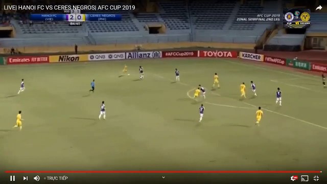 Hanoi FC 2-1 Ceres Negros Curt Dizon Goal 25.06.2019 ASIA AFC Cup - Play Offs