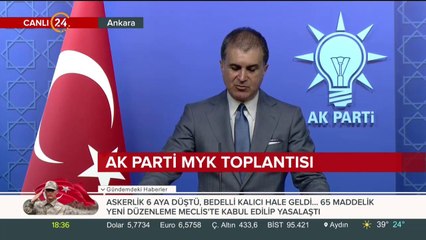 Ömer Çelik konuşuyor