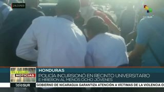 Honduras: fuerzas policiales reprimen a universitarios