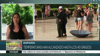 Ola de calor en España eleva la temperatura hasta los 40 grados