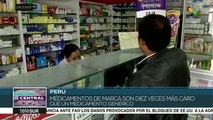 Perú: farmacias anteponen venta de medicamentos 'de marca' a genéricos