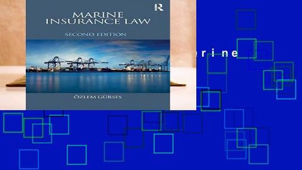 [NEW RELEASES]  Marine Insurance Law
