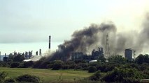 Declarado un incendio en la planta química de Indorama en San Roque (Cádiz)
