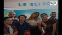 Nice: Bilal Hassani rend visite aux jeunes du Refuge