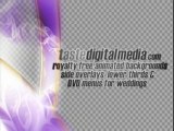 Wedding backgrounds, animated loops and special FX clips