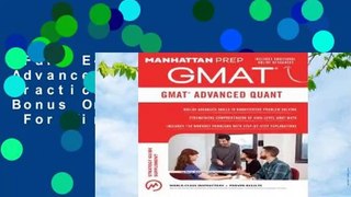 Full E-book  GMAT Advanced Quant: 250+ Practice Problems  Bonus Online Resources  For Kindle