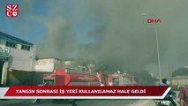 Gaziantep'te mobilya imalathanesinde yangın