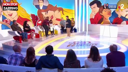 Les Z'amours : Un candidat craque son pantalon, fou rire sur le plateau (Vidéo)
