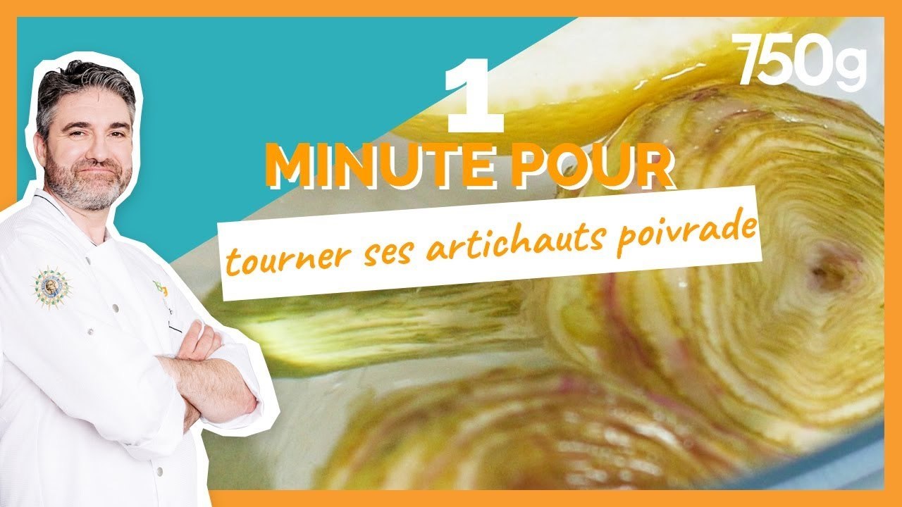 1 min pour... Tourner ses artichauts poivrade- 750g