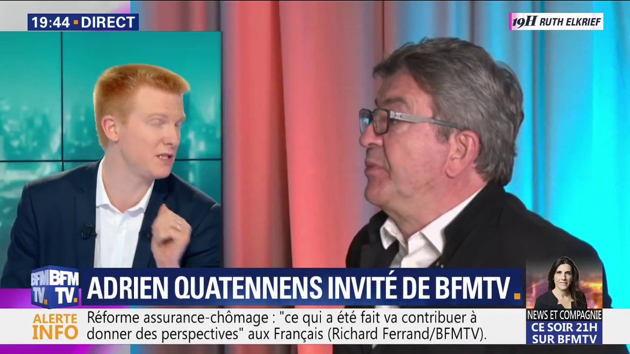 Adrien Quatennens: "Si vous voulez une carrière d'une semaine, faites un post Facebook pour dire que vous quittez La France insoumise"