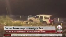 Familia de migrantes mueren deshidratados al cruzar la frontera