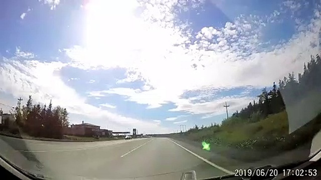 Dust Devil on Dashcam