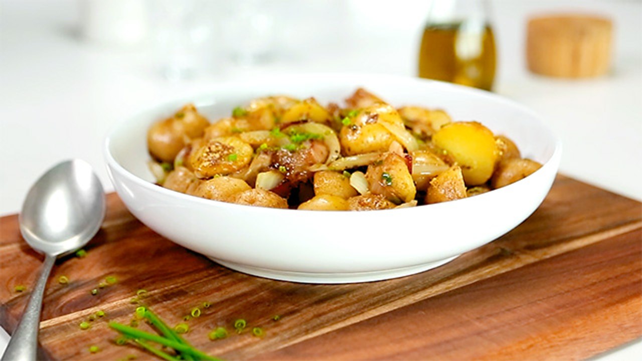 Salade de pommes de terre au bacon