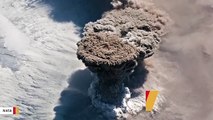 This Incredible Photo Of Volcanic Eruption Was Captured From International Space Station