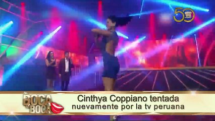 Cinthya Coppiano tentada para volver a la TV