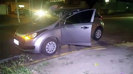 Mulher fica ferida após colisão na Rua Cuiabá