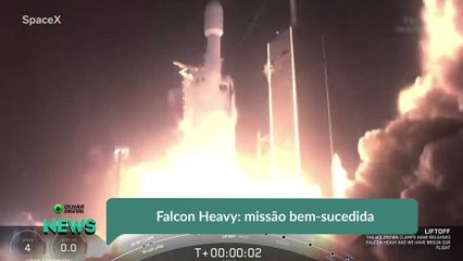 Falcon Heavy- missão bem-sucedida
