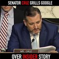 Senator Cruz Grills Google Executive Over Insider Story
