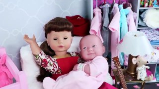 Baby Born Doll Bedtime Routine in Doll  Bedroom!