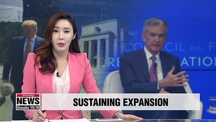 Fed Chairman Jerome Powell stresses appropriate measures to sustain expansion