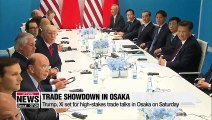 Trump, Xi set for high-stakes trade talks in Osaka on Saturday