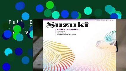 Full E-book  Suzuki Viola School Viola Part Volume 1 Complete