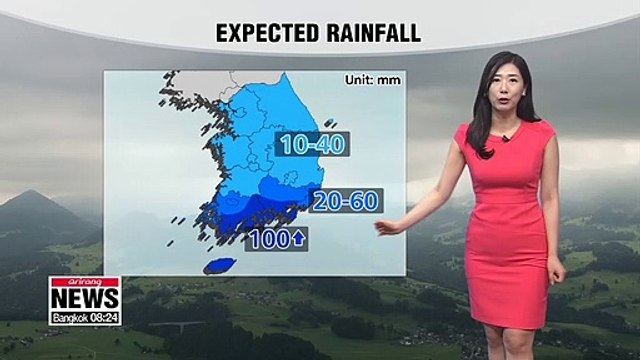 Monsoon season starts in Korea, heavy rain on Jeju 062619
