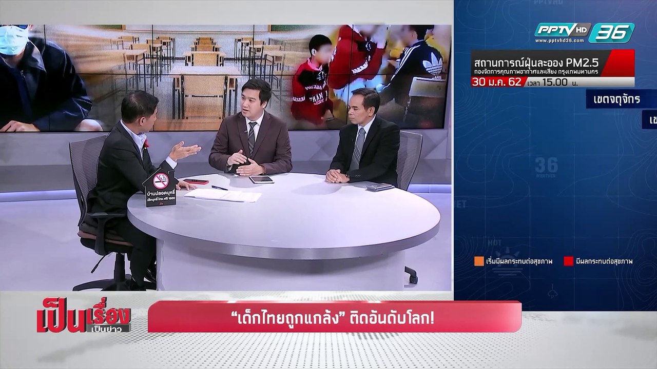 เป็นเรื่อง เป็นข่าว – เจาะปัญหา “เด็กไทยถูกแกล้...