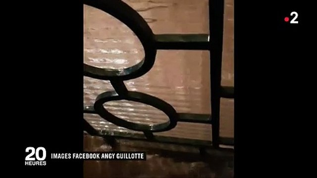 Les images spectaculaires des coulées de boues provoquées par les fortes précipitations avec une montée des eaux jusqu'à 1,50 m dans les rues de Lisieux.