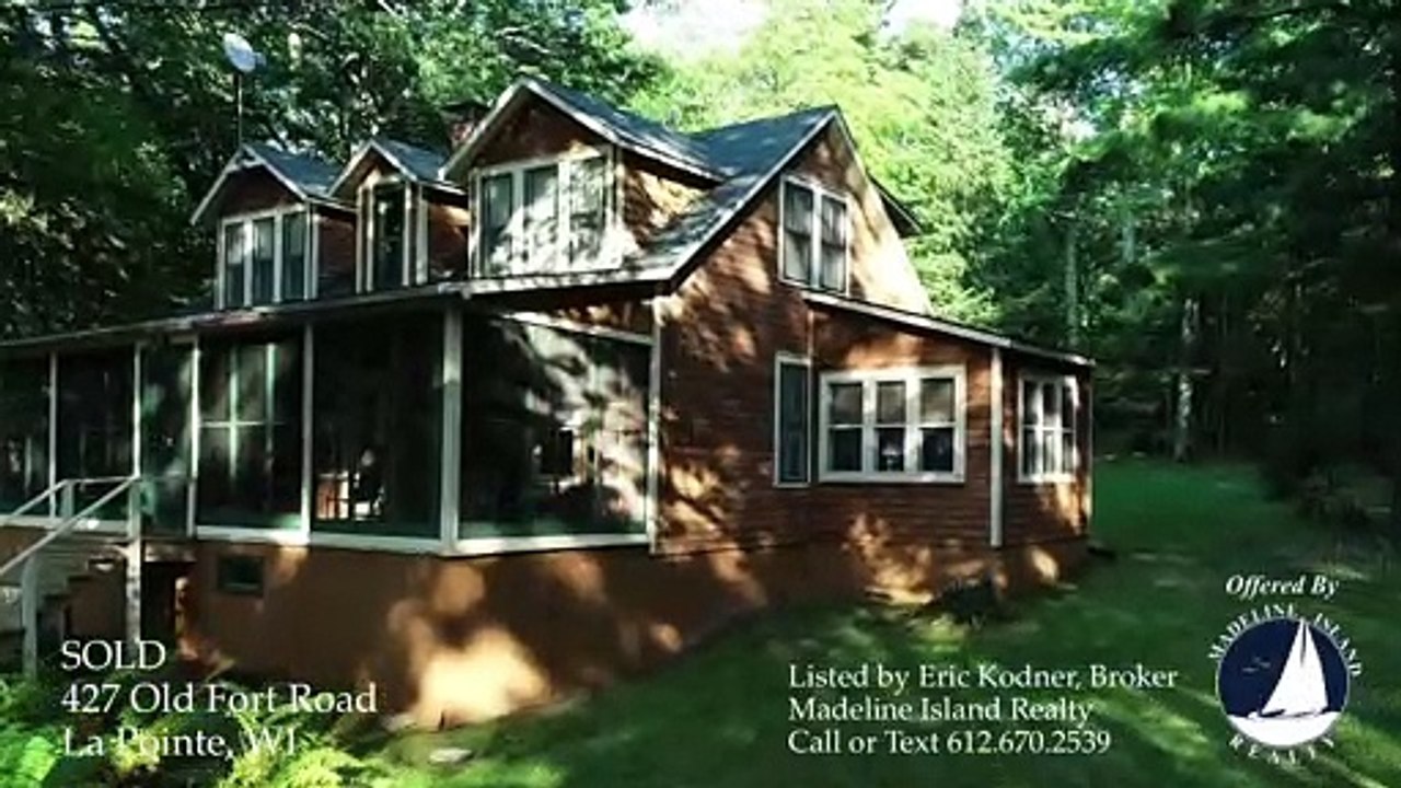 427 Old Fort Road, LaPointe WI SOLD by Madeline Island Realty