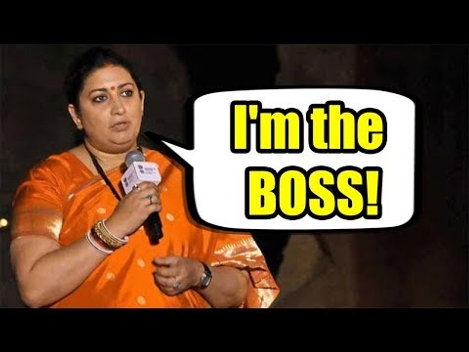 7 times when Smriti Irani humiliated her opponents like a BOSS!