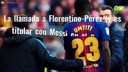 La llamada a Florentino Pérez (y es titular con Messi en el Barça): “Quiere jugar en el Real Madrid”