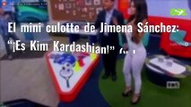El mini culotte de Jimena Sánchez: “¡Es Kim Kardashian!” (y la foto es de espaldas)