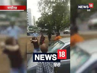 युवती ने कर दी लोहे की रॉड से युवक की पिटाई, वीडियो वायरल