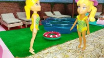 Havuzda Kardeş Bulma Oyunu | Oyuncak Bebeklerle Havuz Oyunları