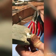 The process of finishing a Silver Montana 94 Cap ring