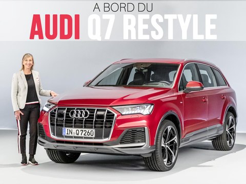 A bord de l'Audi Q7 restylé (2019)