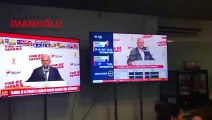 Binali Yıldırım'ın açıklamasını İmamoğlu böyle dinledi