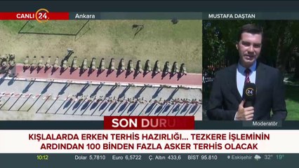Kışlalarda erken terhis hazırlığı