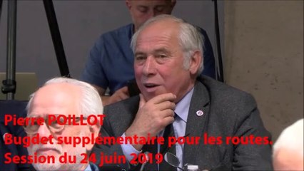 Pierre POILLOT et Michel BACHELARD. Budget supplémentaire 2019 voirie et infrastructures