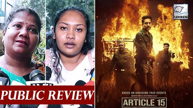 Article 15 Public Review | Ayushmann Khurrana | Anubhav Sinha