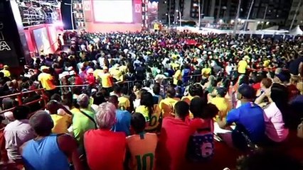 Torcida brasileira em Salvador