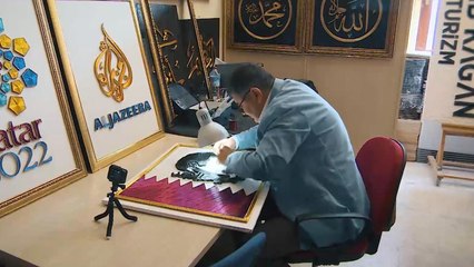 الفيلوغرافي فن يجسد بالمسمار والخيوط النحاسية لوحات فنية رائعة